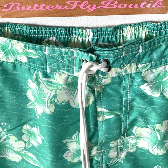 Mens Chaps Adriatic Plaid Swimming Shorts Trunks, Size M - Picture 7 of 9